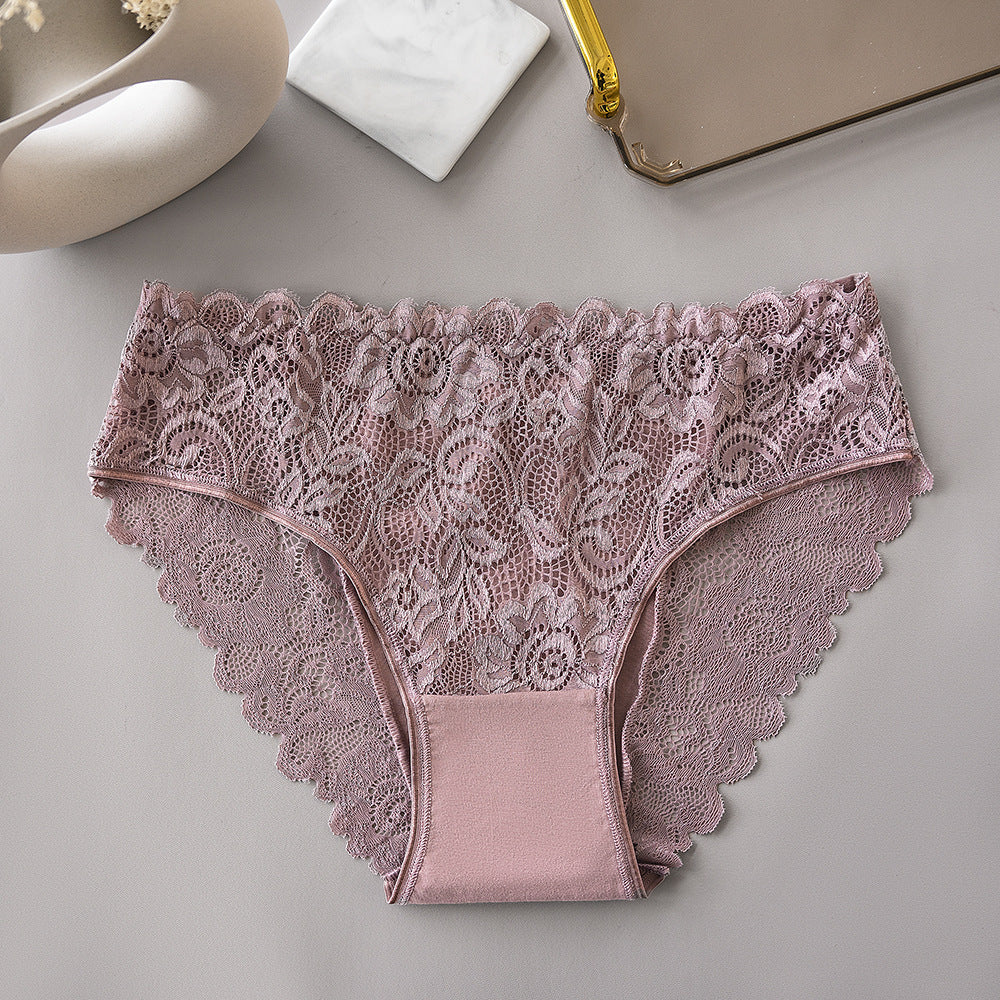 7/8-Pack Soft Breathable Lace Tummy Control Briefs