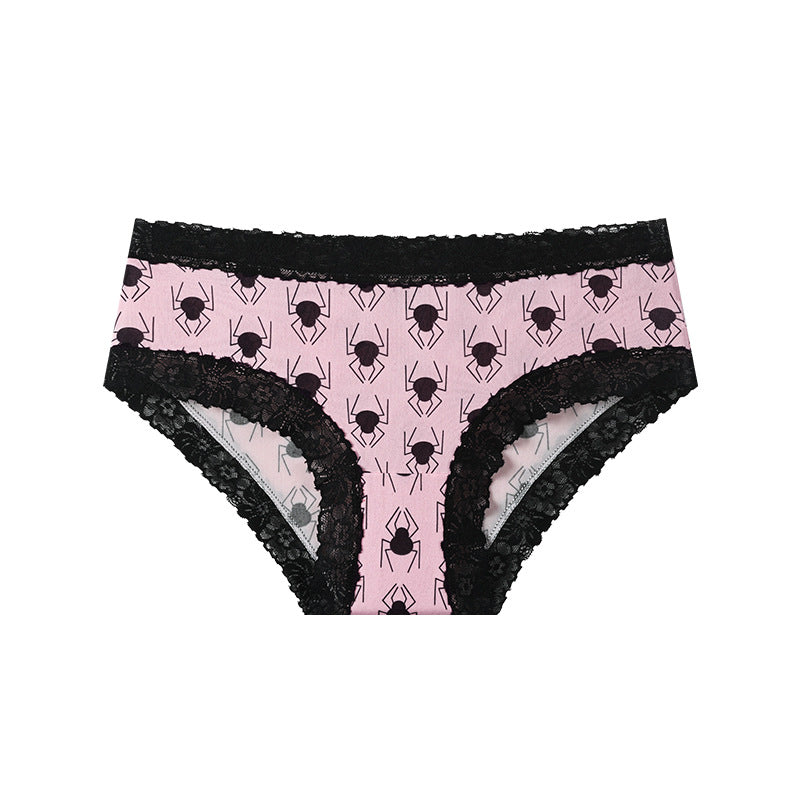 3/9-Pack Halloween Lace Brief Panties
