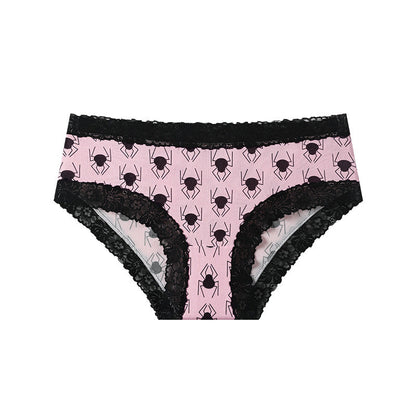 3/9-Pack Halloween Lace Brief Panties