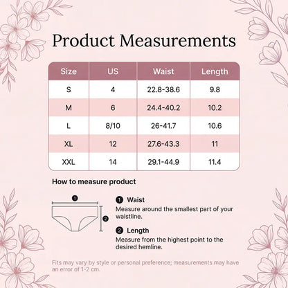 5-Pack  Lace Panties Set – Mid-Waist Bikini Briefs