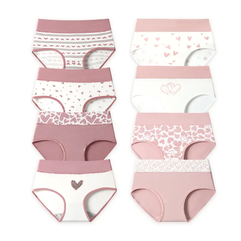 High-Waisted Cotton Tummy Control Panties 4/6/8/10-Pack