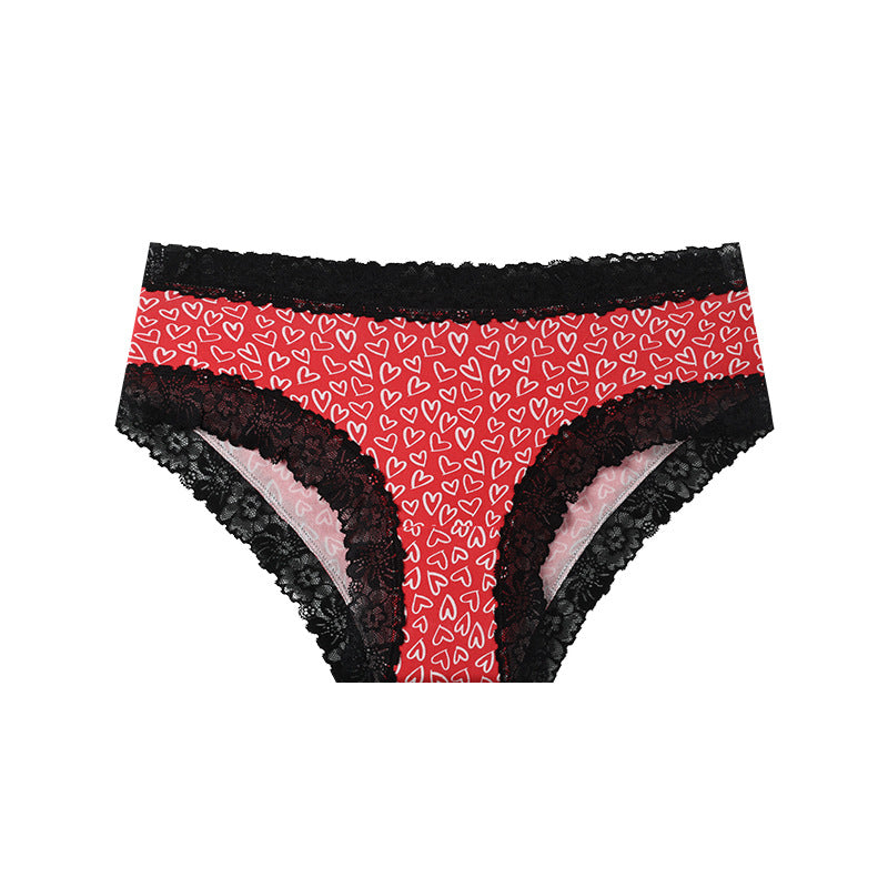 3/9-Pack Halloween Lace Brief Panties