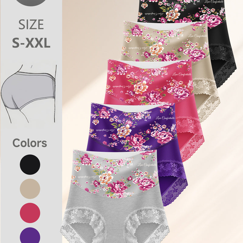 Soft Stretch Floral Lace Briefs