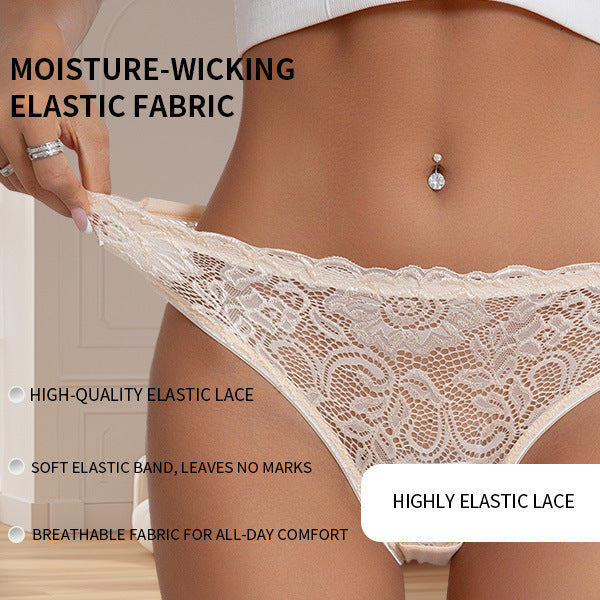 7/8-Pack Soft Breathable Lace Tummy Control Briefs