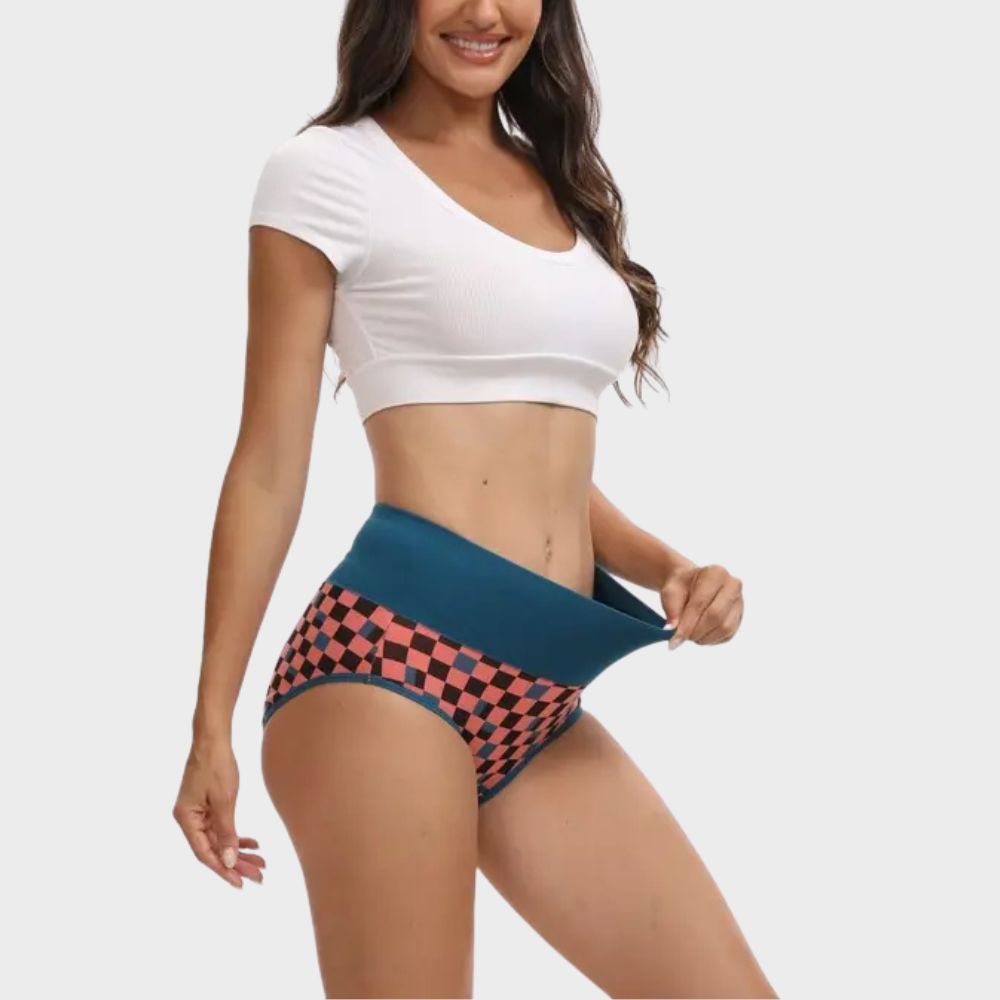 High Waisted Cotton Panties 5-Pack