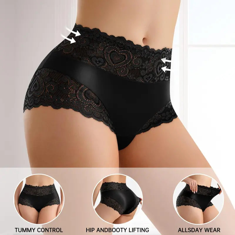 5-Pack Mid Waisted Lace Panties