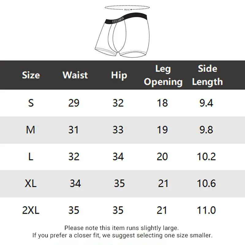 2/4-Pack Men's Ice Silk Boxer Briefs Ultra Thin Cooling Breathable Underwear