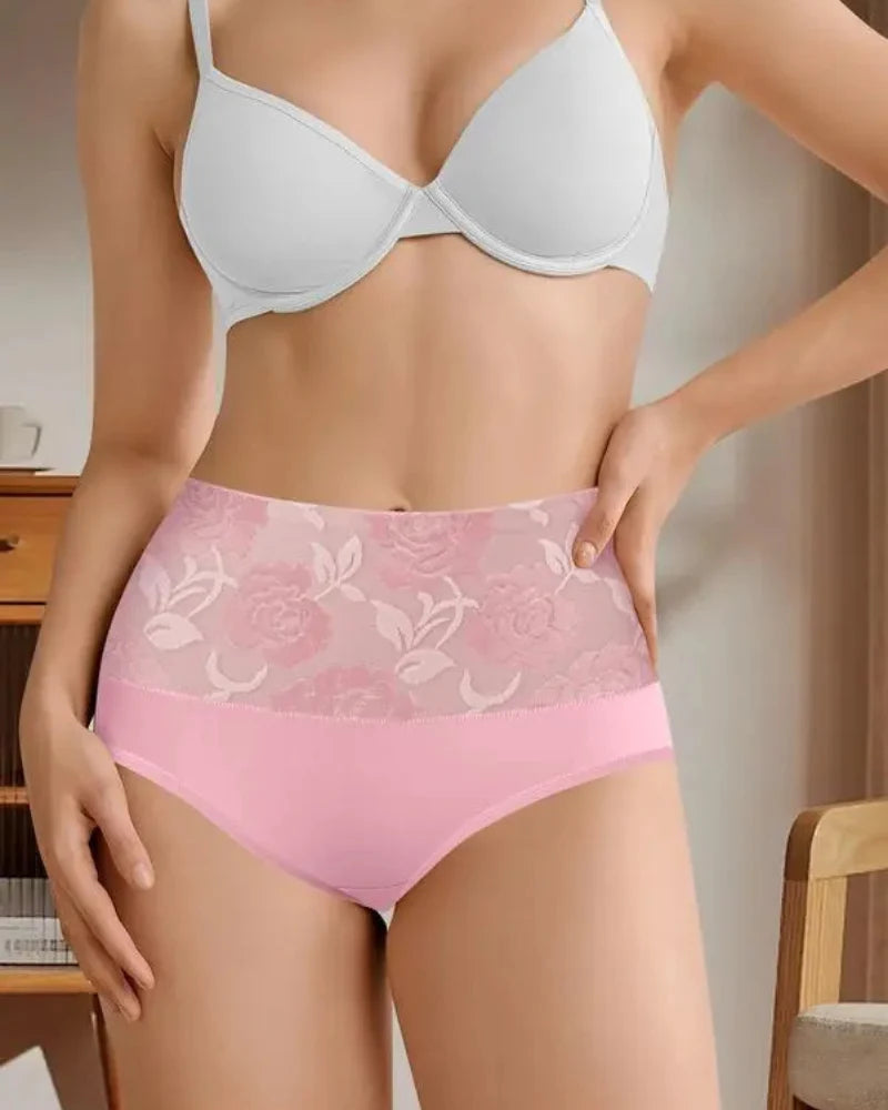 6-Pack High Waist Cotton Tummy Control Briefs