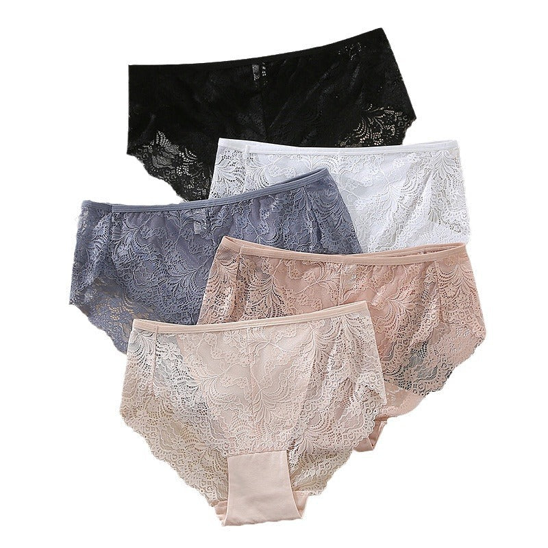 7/8-Pack Soft Breathable Lace Tummy Control Briefs