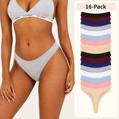 16-Pack Cotton Everyday Thong