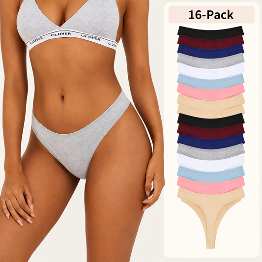 16-Pack Cotton Everyday Thong