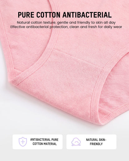 6-Pack LOVE Print Cotton Bikini Panties