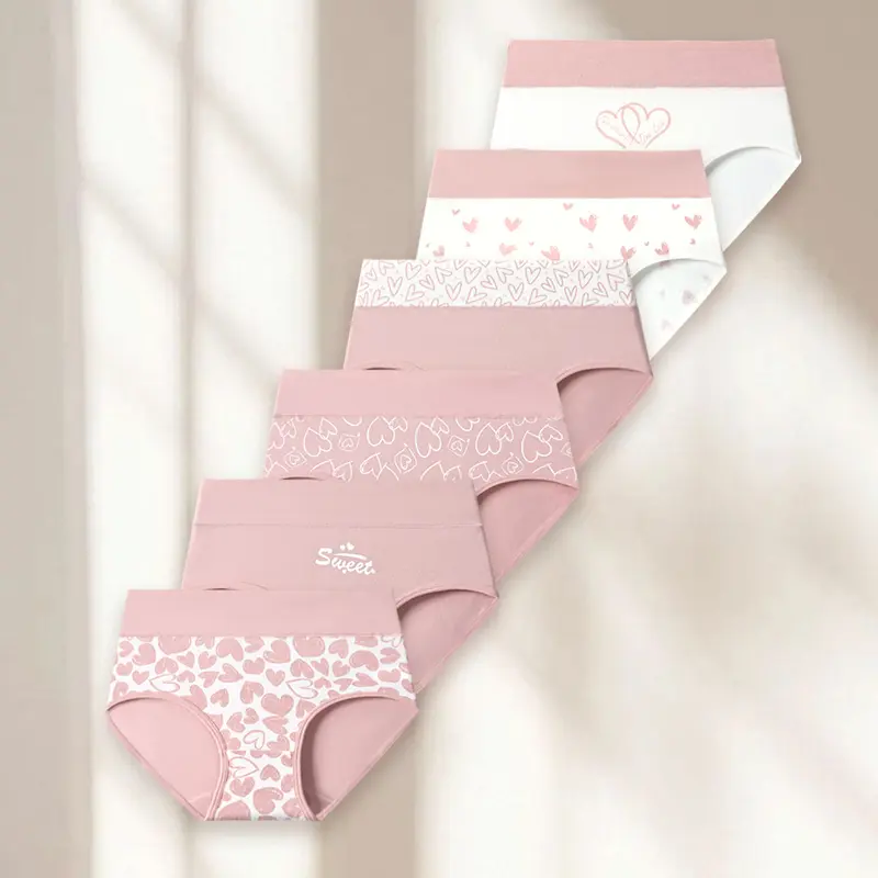 High-Waisted Cotton Tummy Control Panties 4/6/8/10-Pack