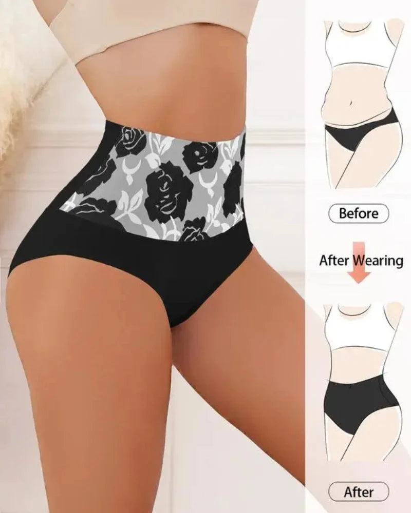 6-Pack High Waist Cotton Tummy Control Briefs