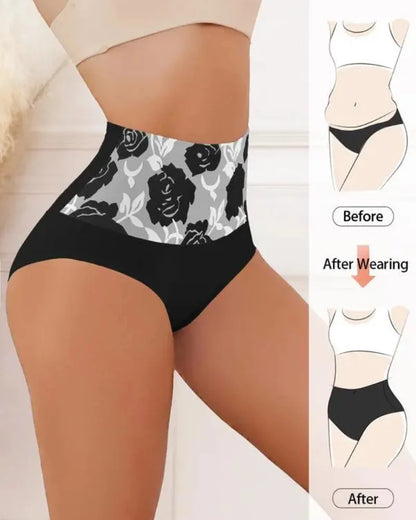 6-Pack High Waist Cotton Tummy Control Briefs