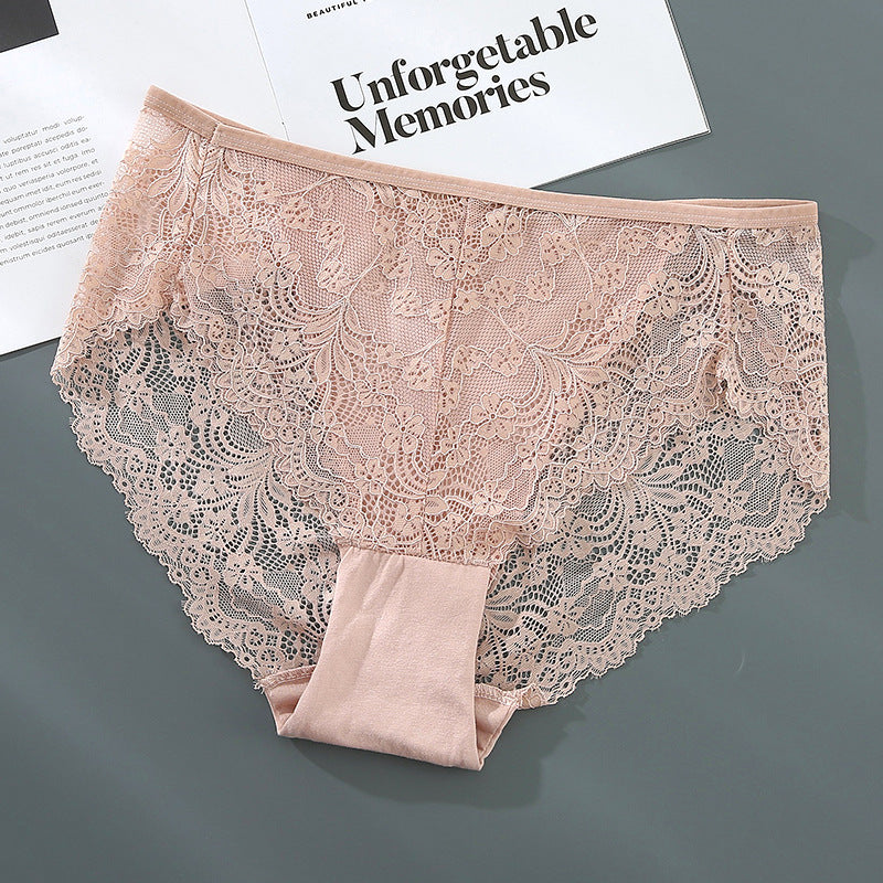 7/8-Pack Soft Breathable Lace Tummy Control Briefs
