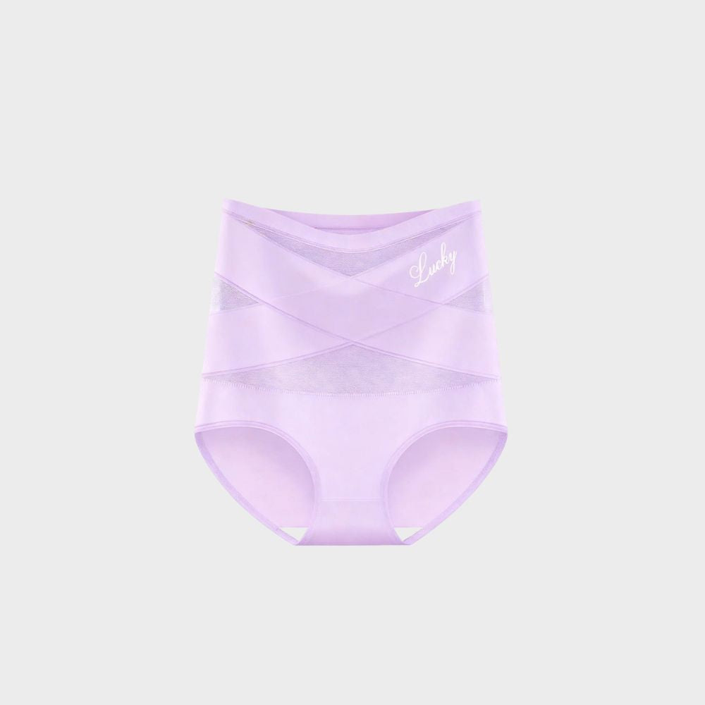 4/7-Pack Plus Size High-Waist Tummy Control Seamless Panties