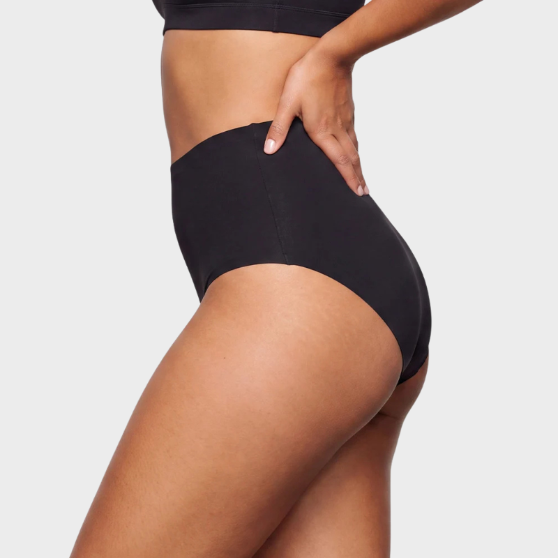 High-Waisted Seamless No Show Briefs (5-Pack)
