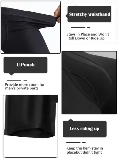 7-Pack Men's Classic Bamboo Fiber Boxer Briefs Pack