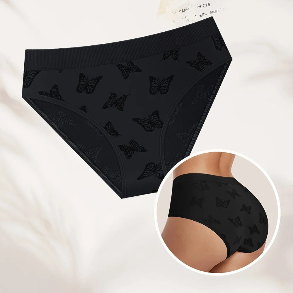 5-Pack Seamless Printed Low Rise Panties