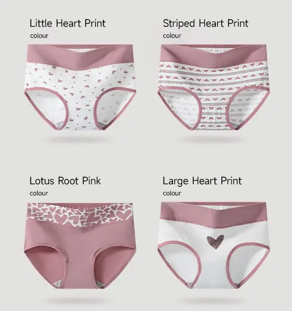High-Waisted Cotton Tummy Control Panties 4/6/8/10-Pack