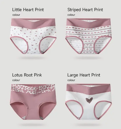 4/6/8/10-Pack High-Waisted Cotton Tummy Control Panties