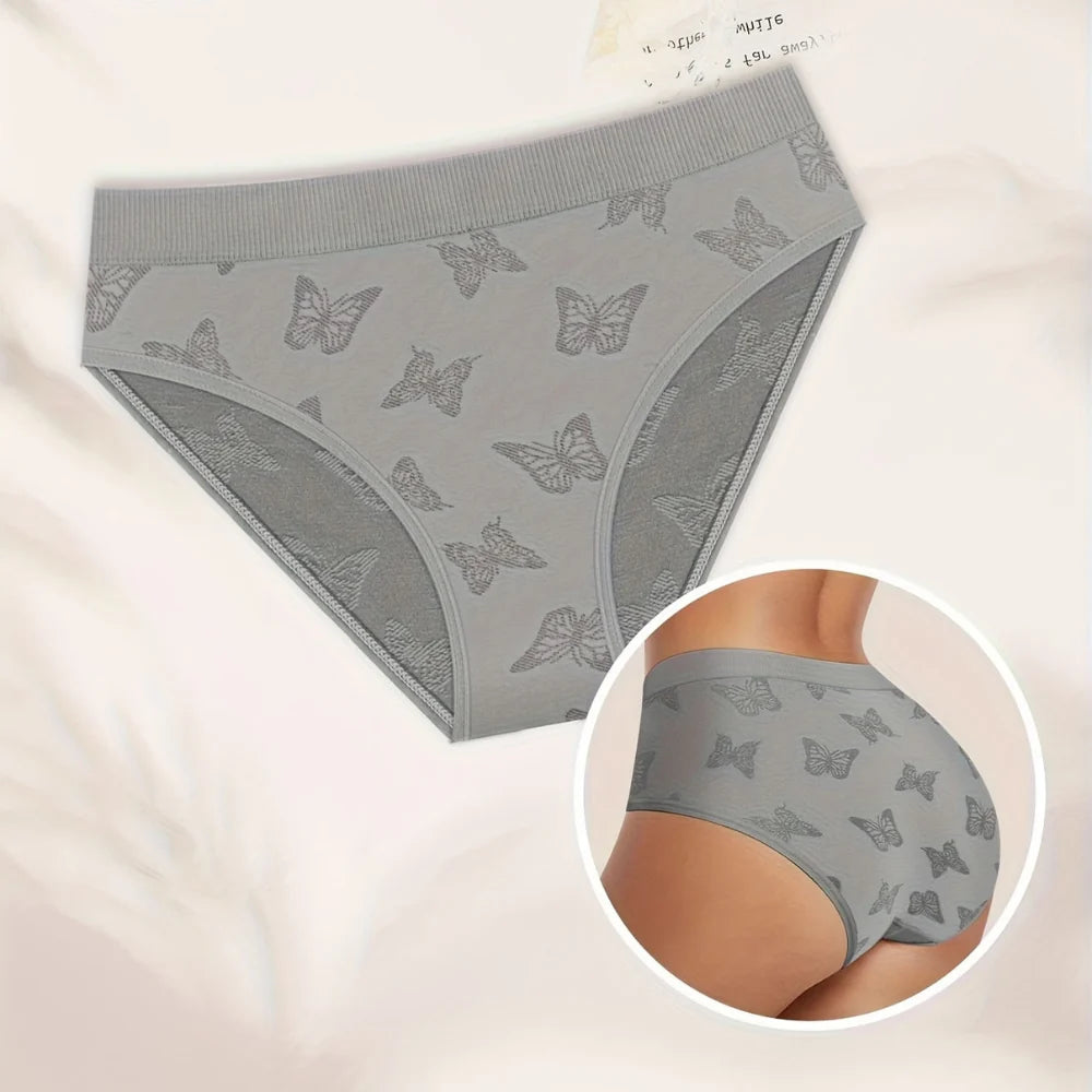5-Pack Seamless Printed Low Rise Panties
