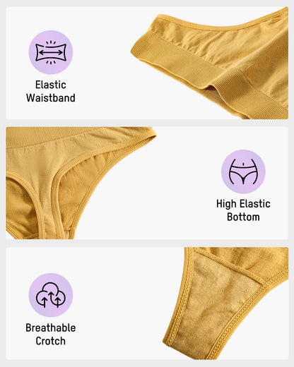 9-Pack Second Skin Seamless Thongs