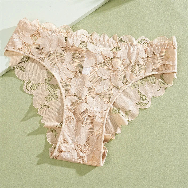 Floral Lace Panty Set – Breathable Everyday Comfort