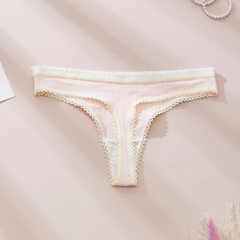 5-Pack Floral Lace-Trim Bikini Briefs