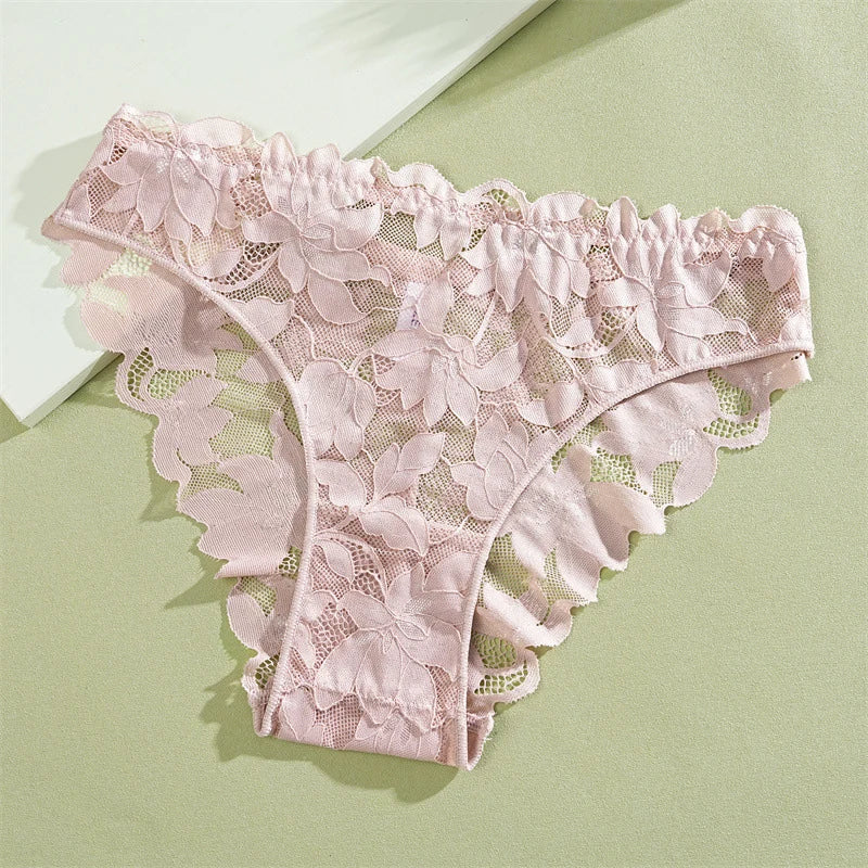 Floral Lace Panty Set – Breathable Everyday Comfort