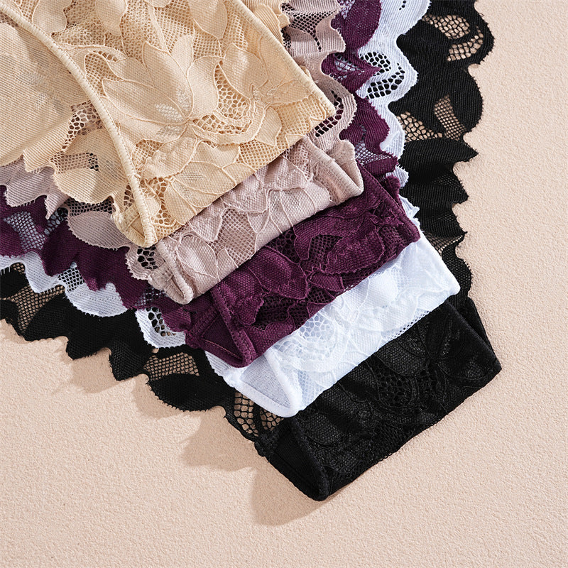 Floral Lace Panty Set – Breathable Everyday Comfort