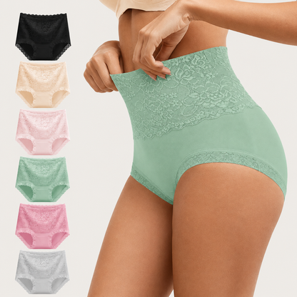 6-Pack Comfort Lace High Waisted Underwear