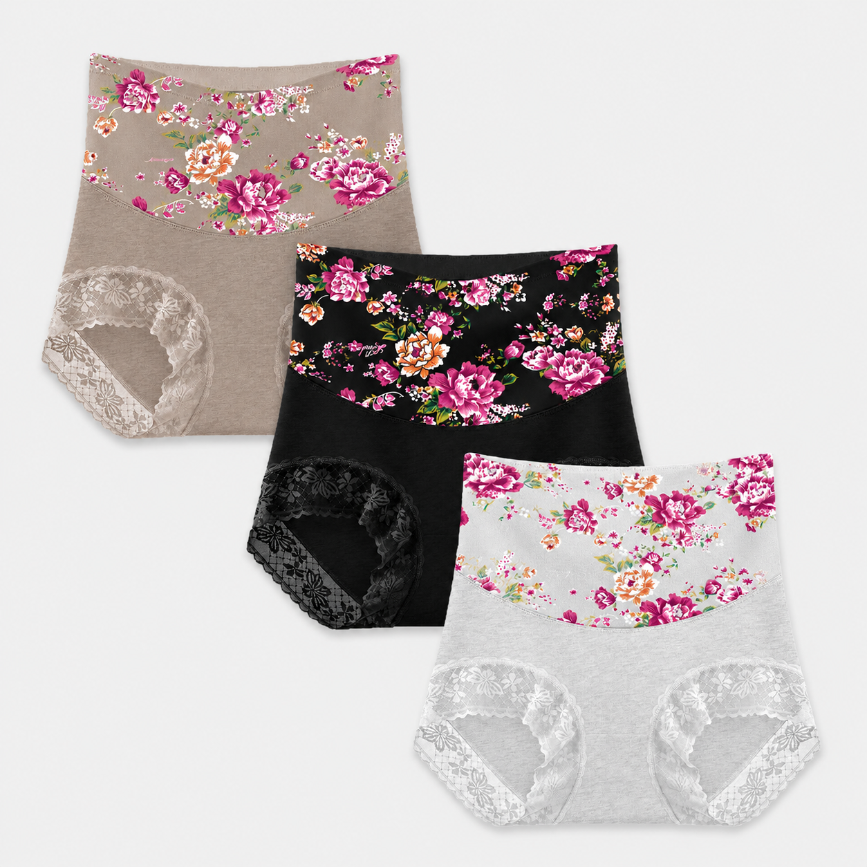 Soft Stretch Floral Lace Briefs