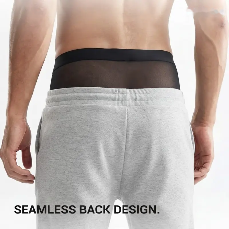 2/4-Pack Men's Ice Silk Boxer Briefs Ultra Thin Cooling Breathable Underwear