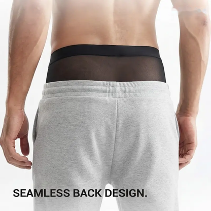 2/4-Pack Men's Ice Silk Boxer Briefs Ultra Thin Cooling Breathable Underwear