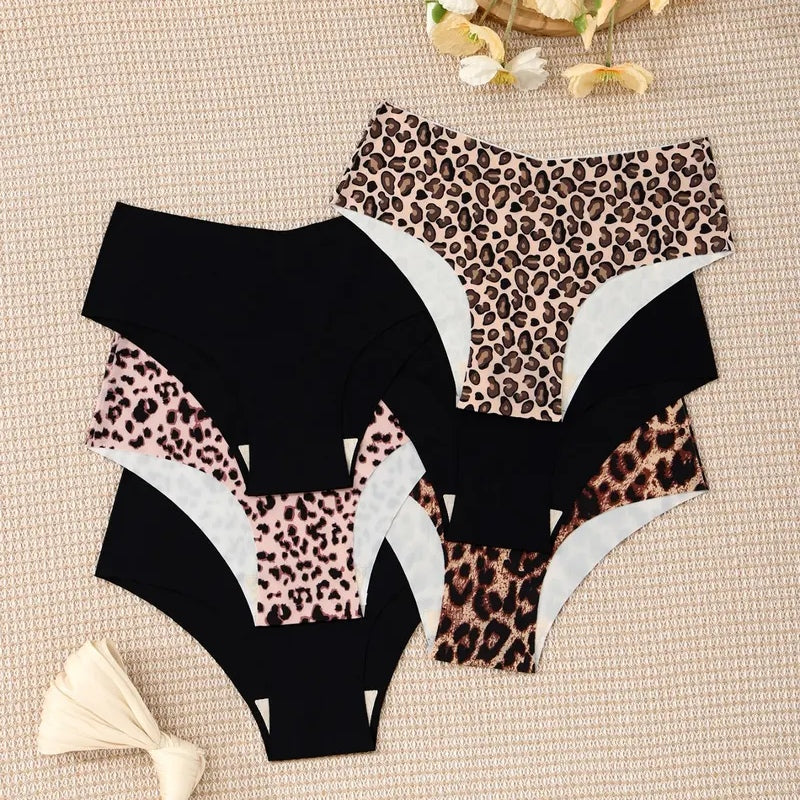 6-Pack Seamless Leopard Print Panties